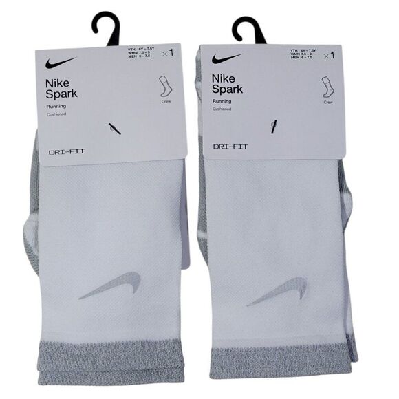 Nike Accessories - Nike Spark Cushioned‎ Running Crew Socks Women 7.5-9 Men 6-7.5 Reflective 2 Pair